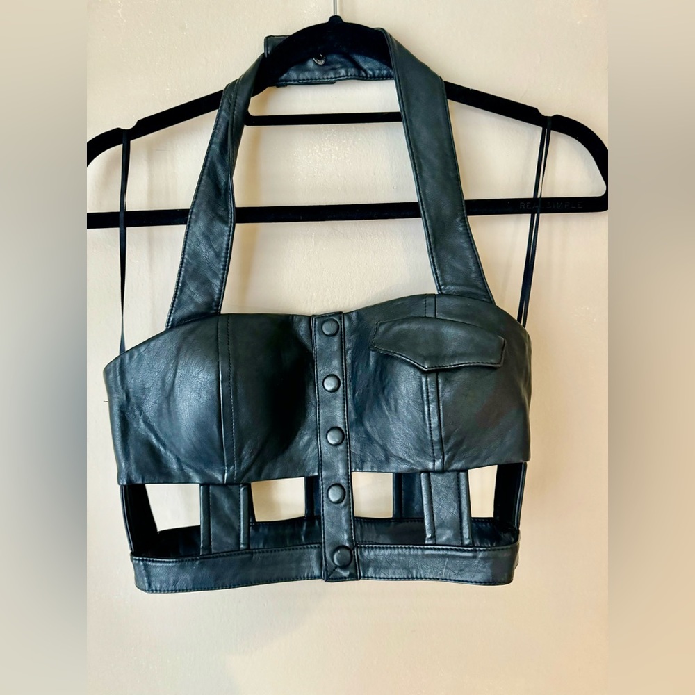Nasty Gal  leather top